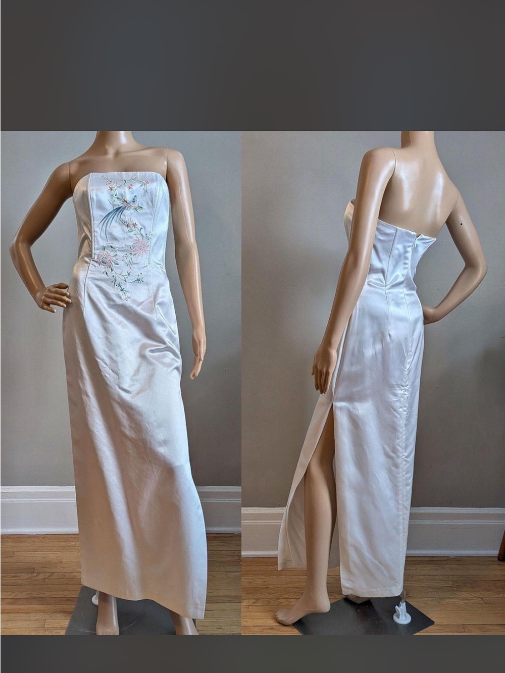 Gunne Sax by Jessica McClintock Millenium white embroidered dress